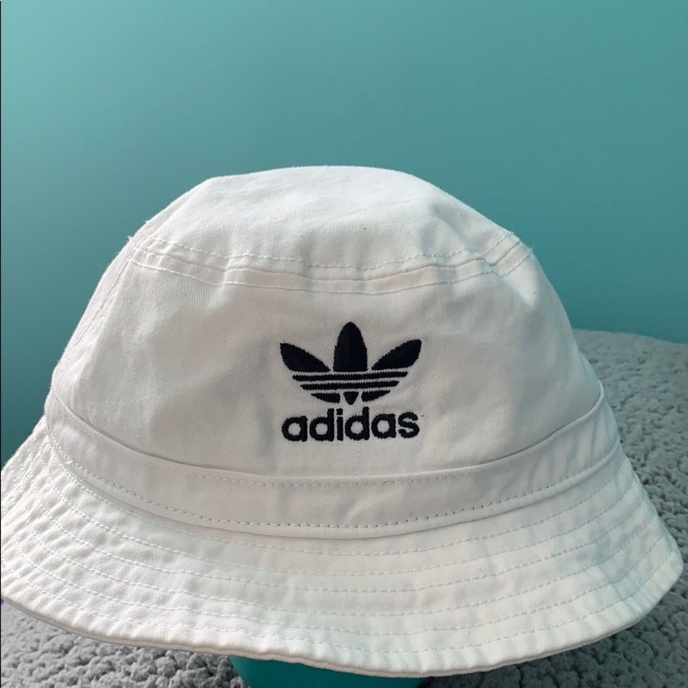 White/Black Adidas Bucket hat